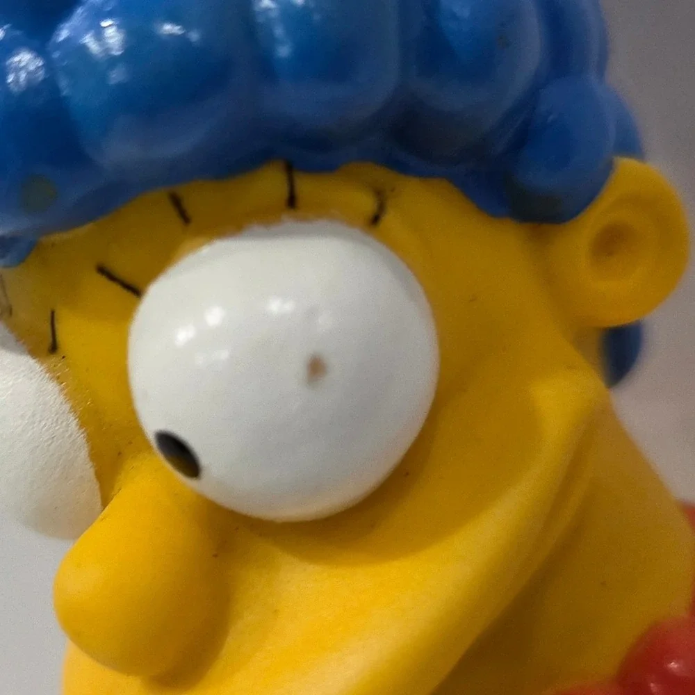 Vintage The Simpsons Marge Simpson Plush Doll Plastic Head Figure